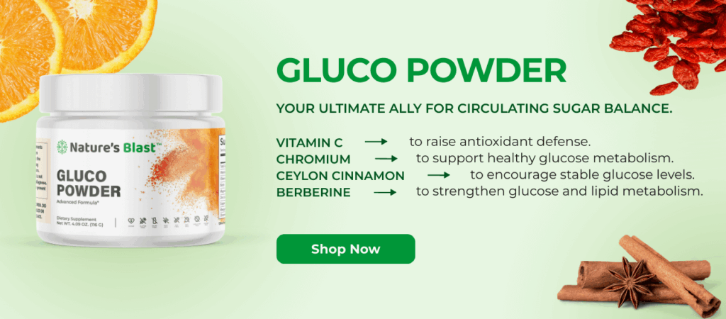 Gluco Powder CTA banner